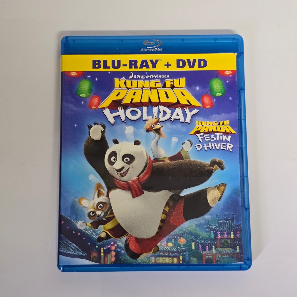 Kung Fu Panda Holiday Blu-ray + DVD 2012 Animated Family Christmas Movie